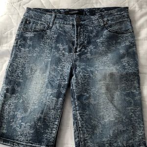 Bermuda denim shorts